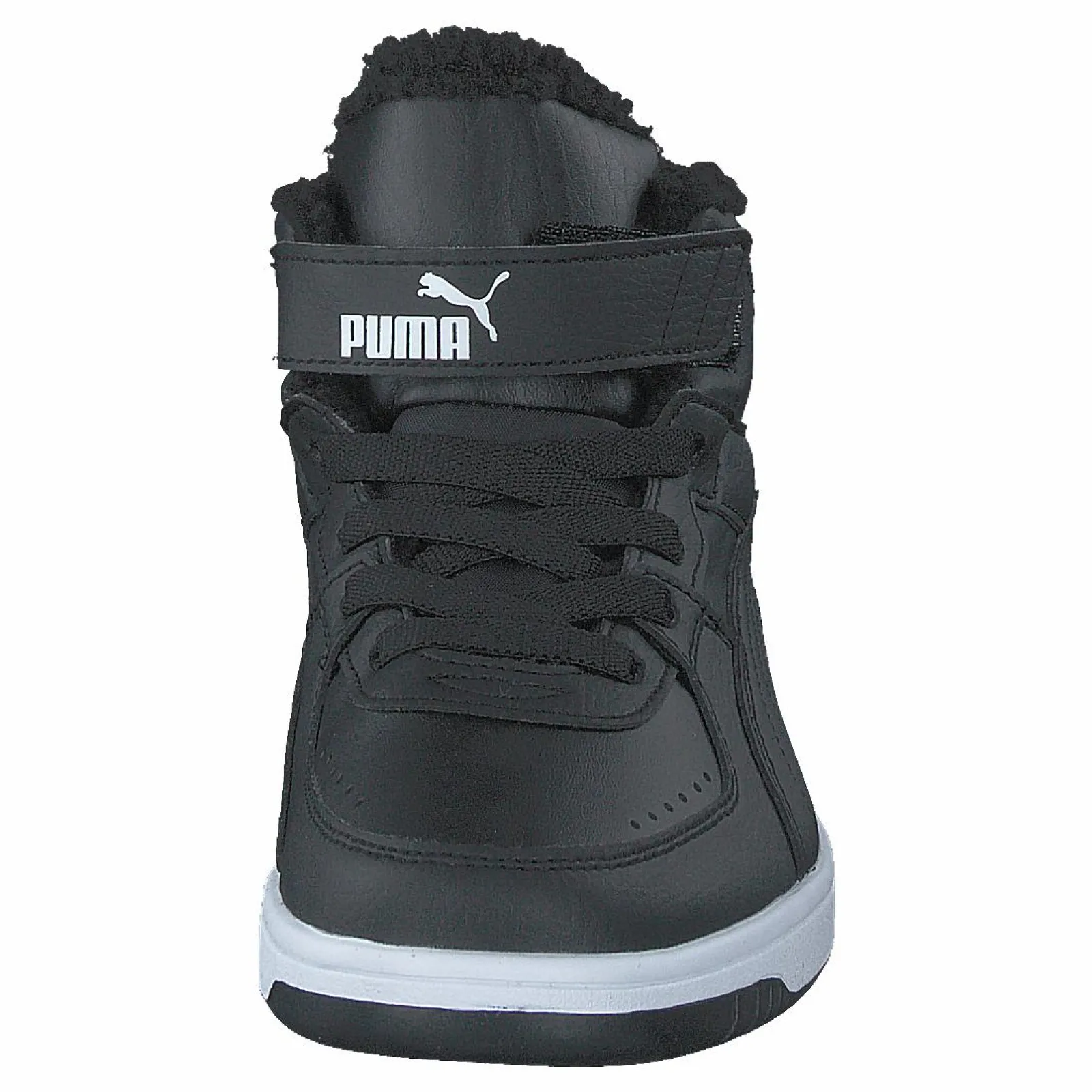 Barn Puma Rebound Joy Fur Ps Black- White