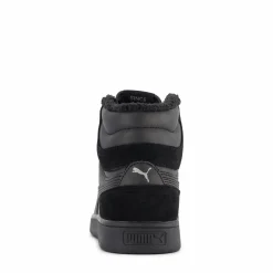 Puma Shuffle Mid Fur Black- Black-steel Gr