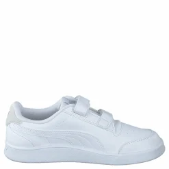 Barn Puma Shuffle V Ps White-grayviolet-teamgold