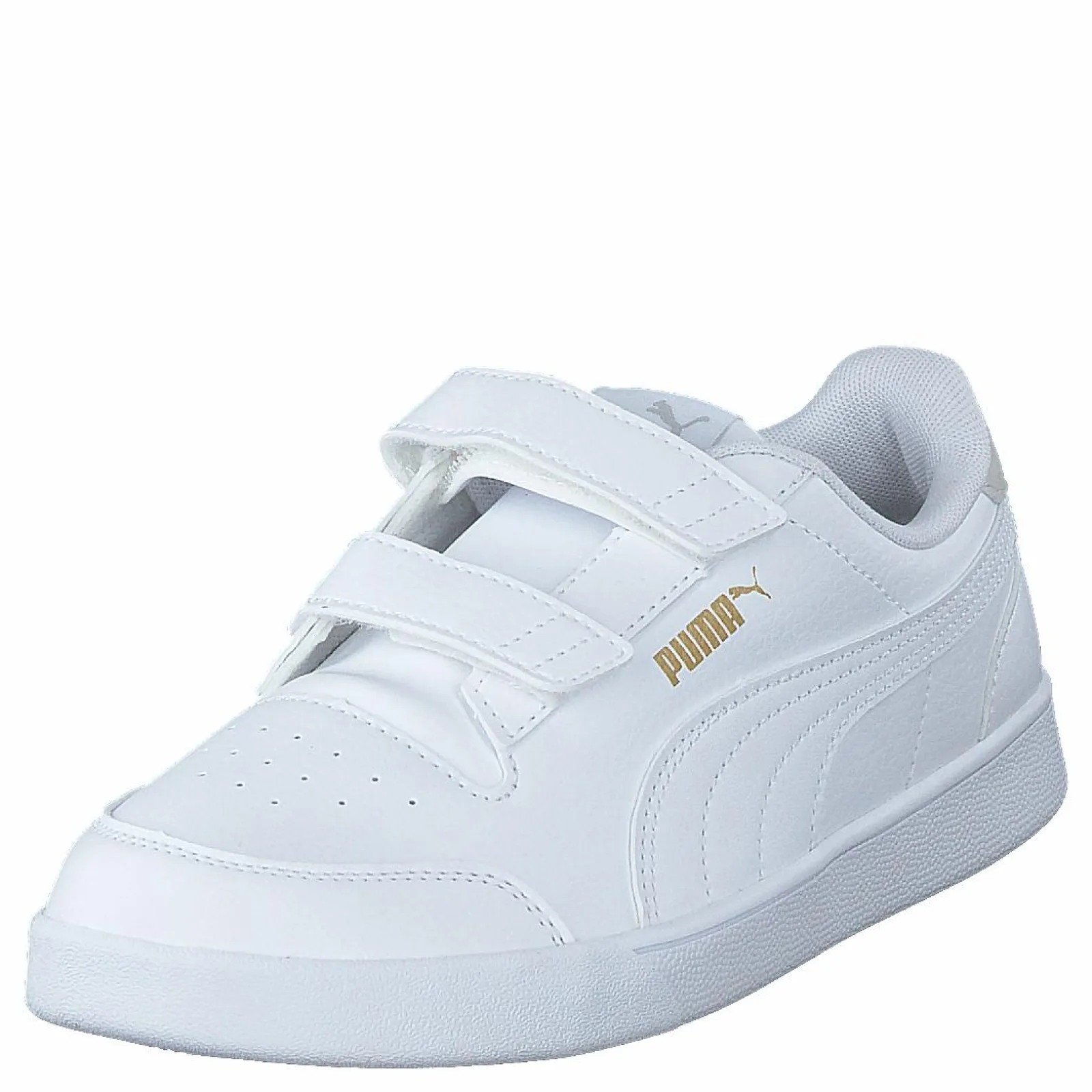 Barn Puma Shuffle V Ps White-grayviolet-teamgold