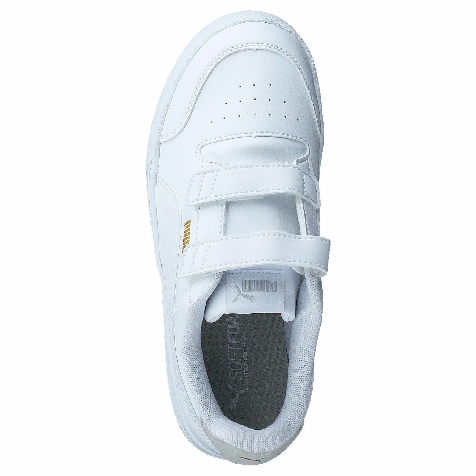 Barn Puma Shuffle V Ps White-grayviolet-teamgold