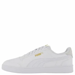 Puma Shuffle White-white-teamgold