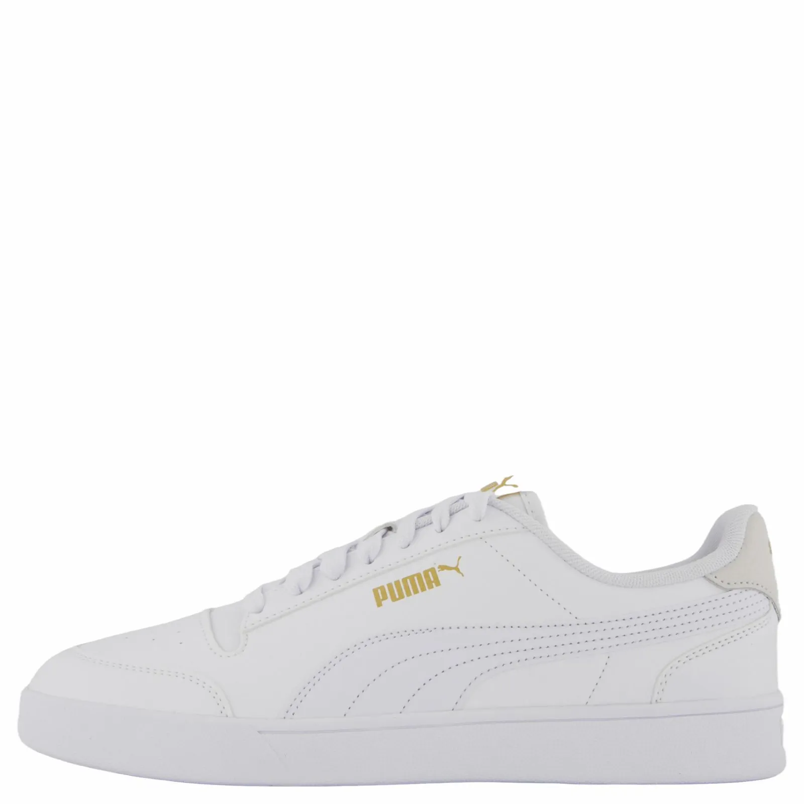 Puma Shuffle White-white-teamgold