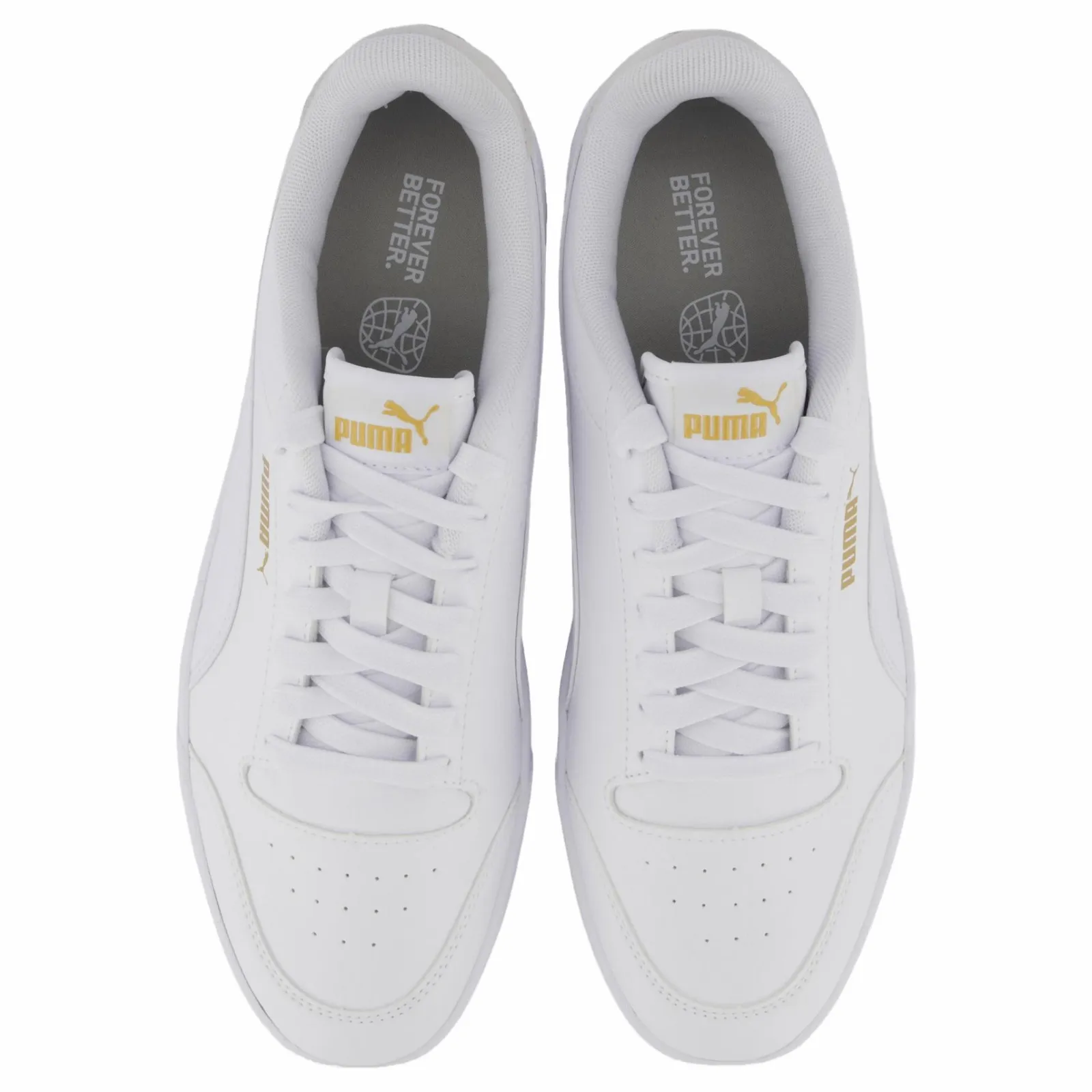 Puma Shuffle White-white-teamgold