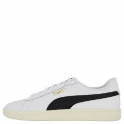 Puma Smash 3.0 L White- Black- Gol