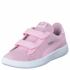 Barn Puma Smash V2 Glitz Glam V Ps Pinklady-pinklady