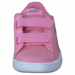 Barn Puma Smash V2 Glitz Glam V Ps Prism Pink- Silver