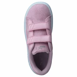 Barn Puma Smash V2 Glitz Glam V Inf Pinklady-pinklady