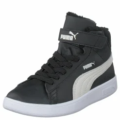 Barn Puma Smash V2 Mid L Fur V Ps Black- White