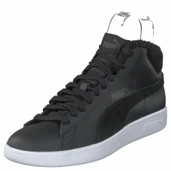 Puma Smash V2 Mid Wtr L Black-dark Shadow- White
