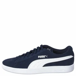 Puma Smash V2 Peacoat- White