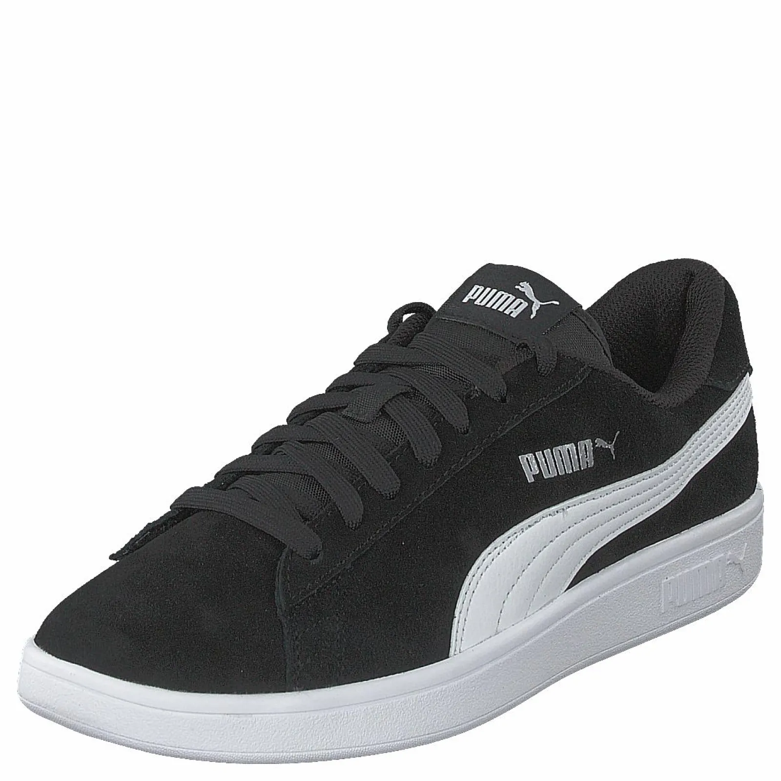 Puma Smash V2 Black- White-silver