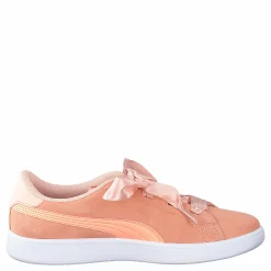 Barn Puma Smash V2 Ribbon Jr Peach Bud-bright Peach