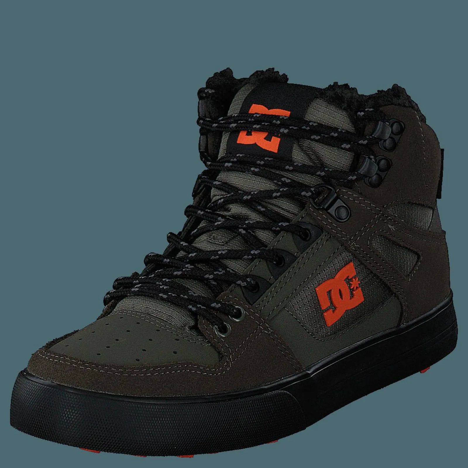 DC Shoes Pure High-top Wc Wnt Dusty Olive/orange