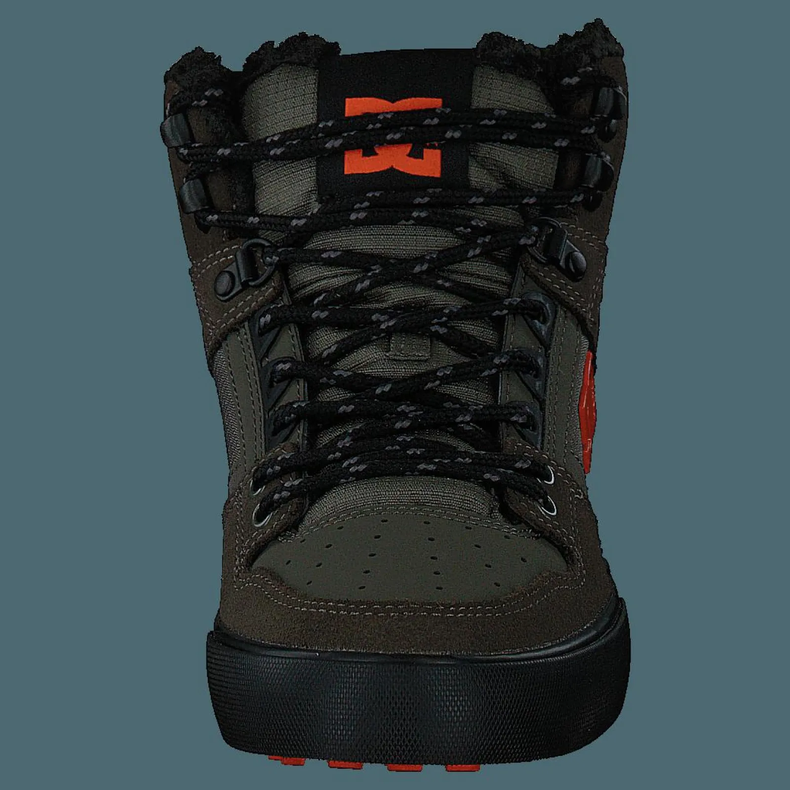 DC Shoes Pure High-top Wc Wnt Dusty Olive/orange