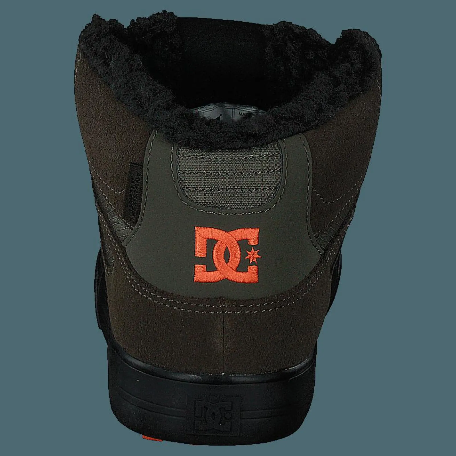 DC Shoes Pure High-top Wc Wnt Dusty Olive/orange