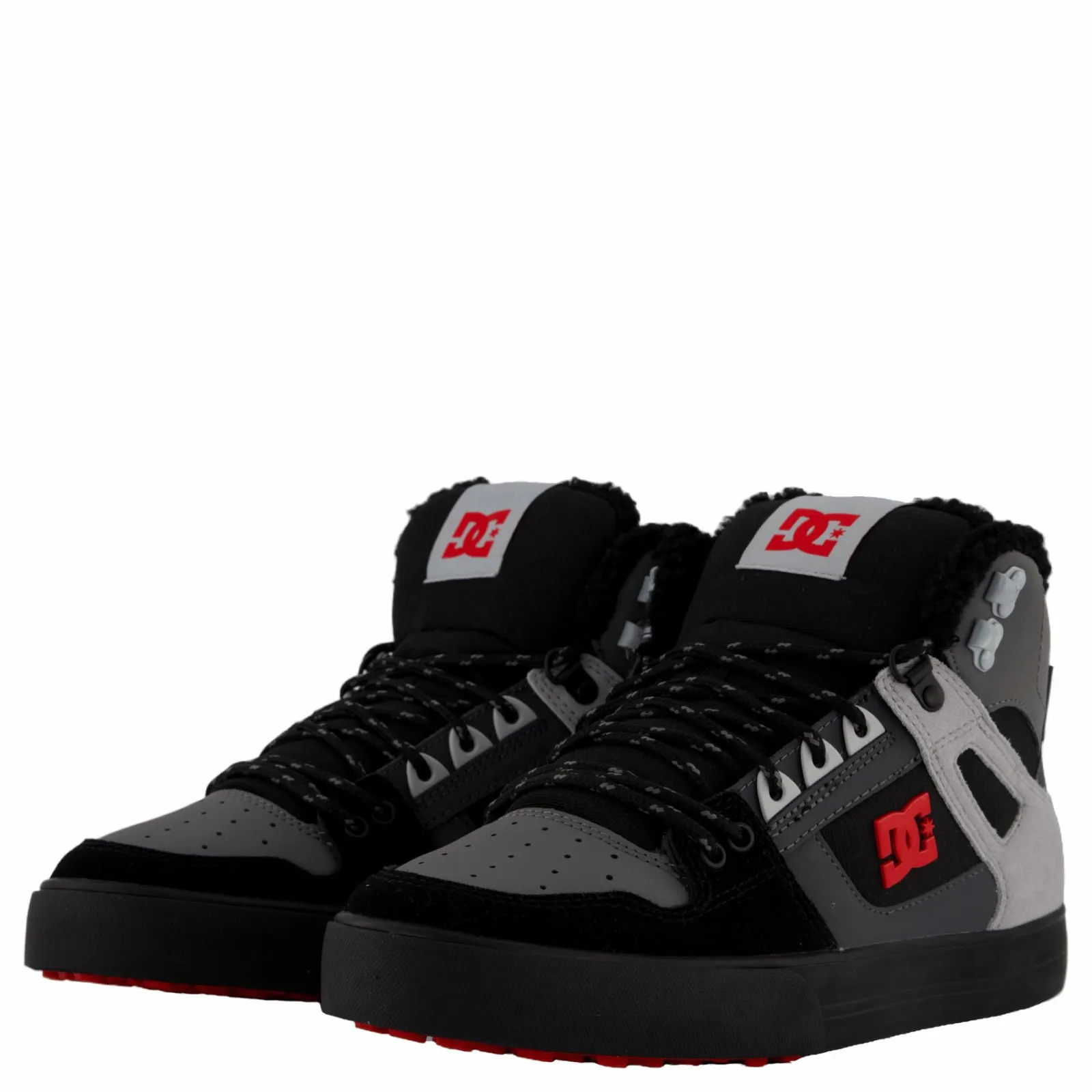 DC Shoes Pure High-top Wc Wnt Grey/black/red