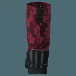 Barn Kuoma Putkivarsi Bordeaux Flower Reflective