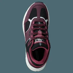 Björn Borg R1300 Mid Blk Spk W Burgundy-black