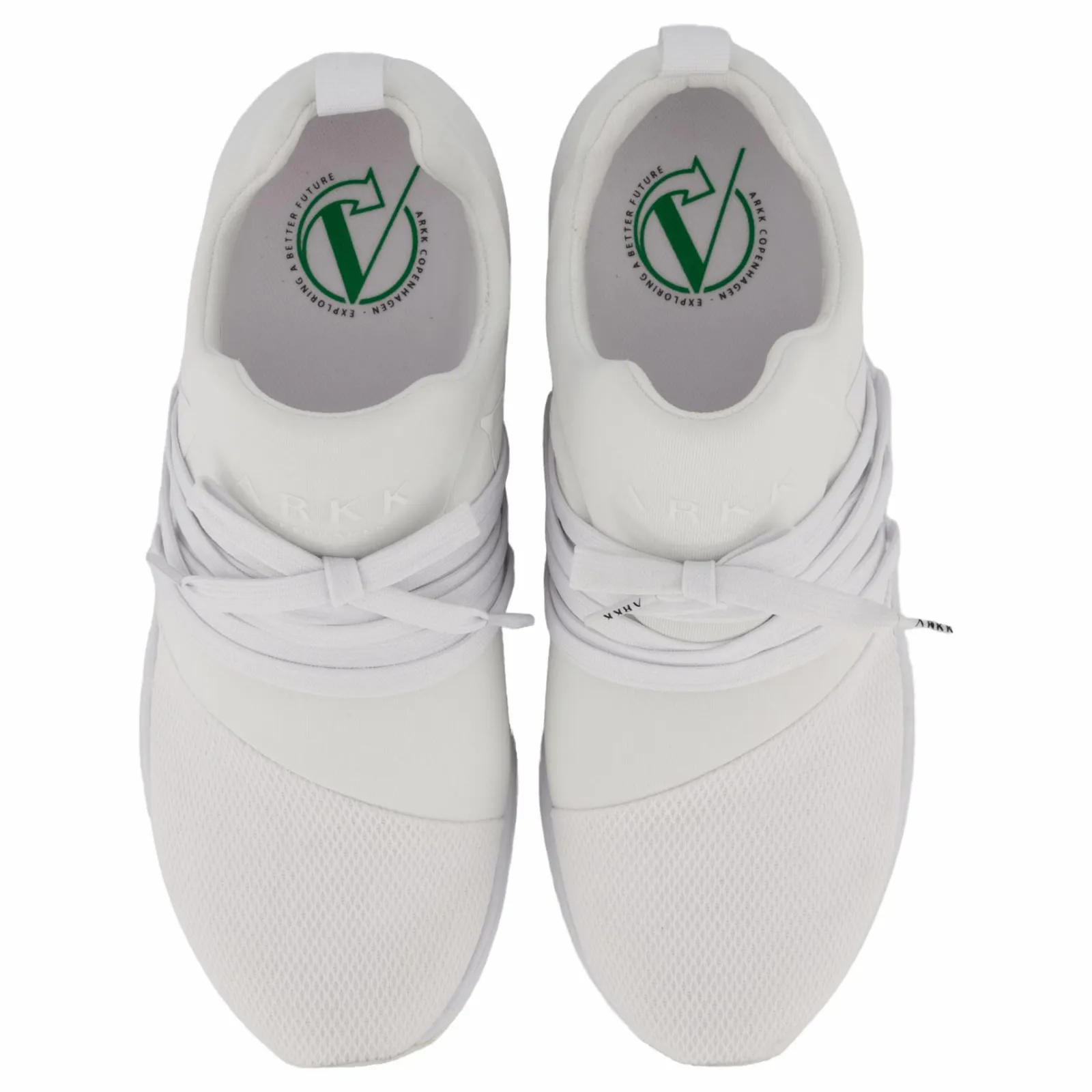 ARKK Copenhagen Raven Mesh PET S-E15 Triple White - Women