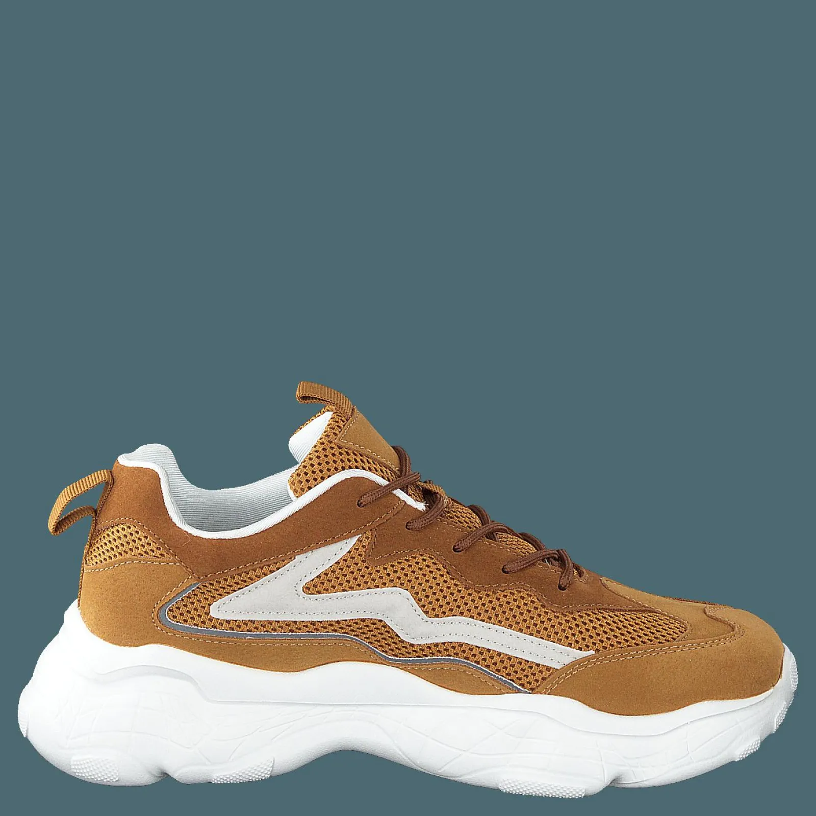 NA-KD Reflective Detail Trainers Congac