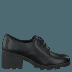 Clarks Rene Lace Black Leahter