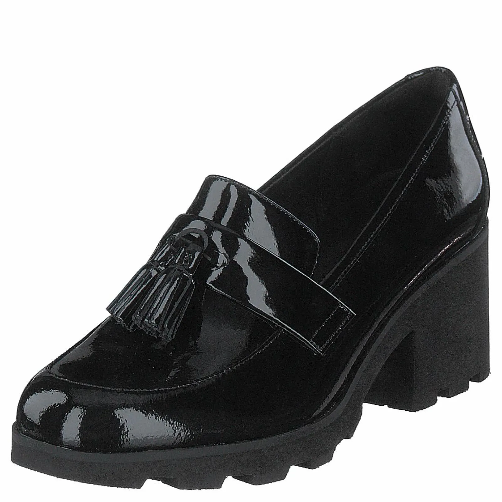 Clarks Rene Loafer Black Patent