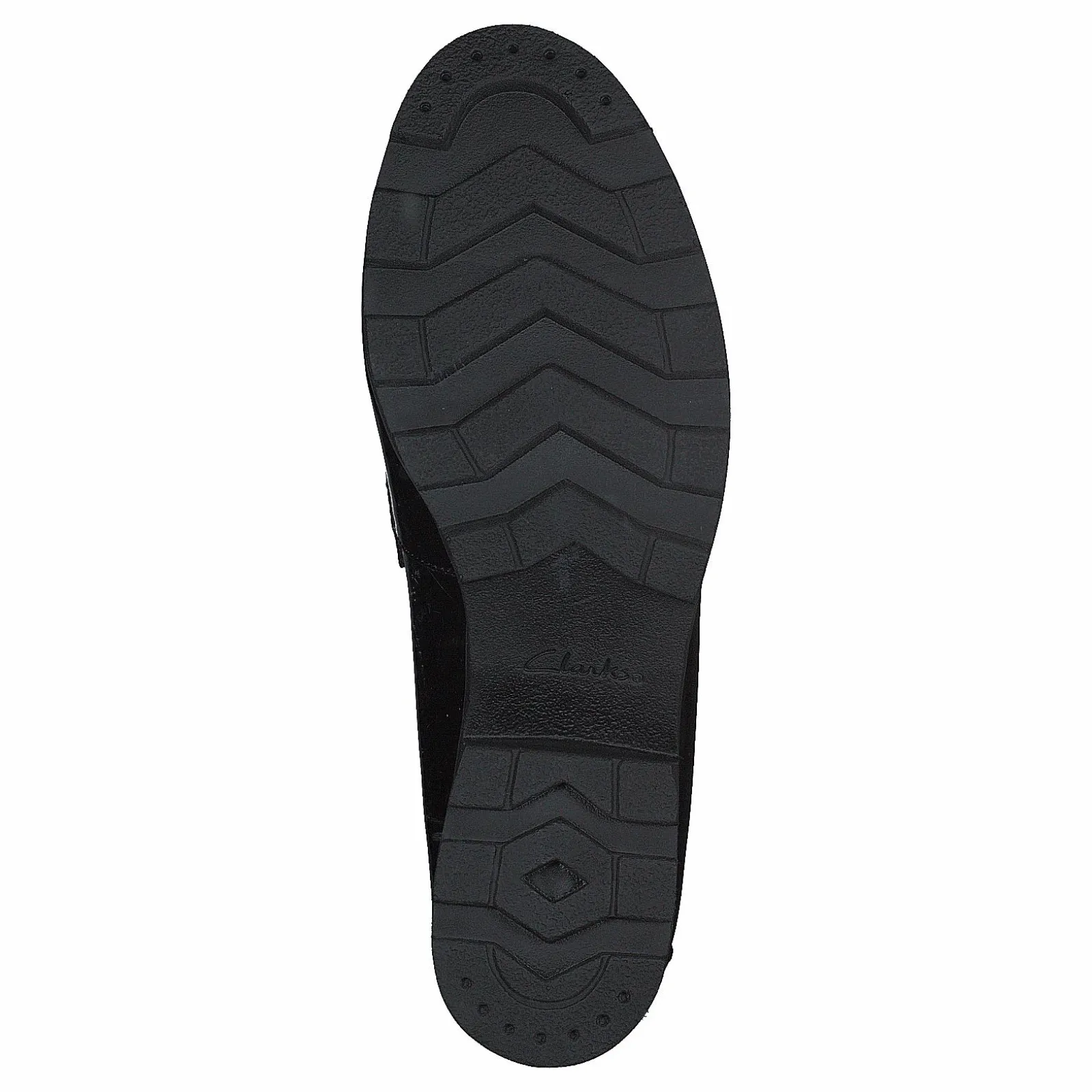 Clarks Rene Loafer Black Patent