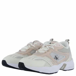 Calvin Klein Retro Tennis Su-mesh Wn Creamy White/whisper Pink/ Oys