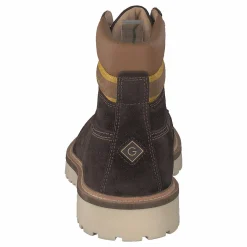 Gant Roden Mid Lace Boot Dk Brown+toffee