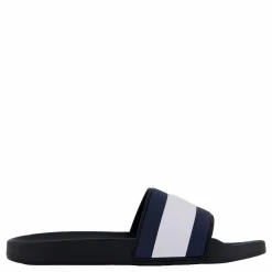 Tommy Hilfiger Rubber Th Flag Pool Slide Black