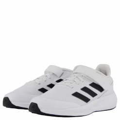 Barn adidas RunFalcon 3.0 Elastic Lace Top Strap Shoes Cloud White / Core Black / Cloud White