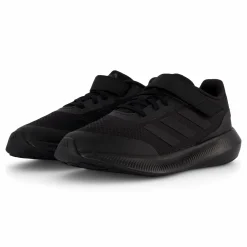 Barn adidas RunFalcon 3.0 Elastic Lace Top Strap Shoes Core Black / Core Black / Core Black