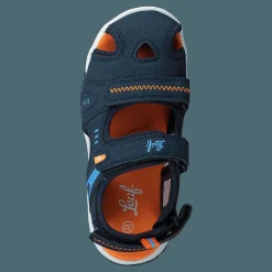 Barn Leaf Runn Navy/orange