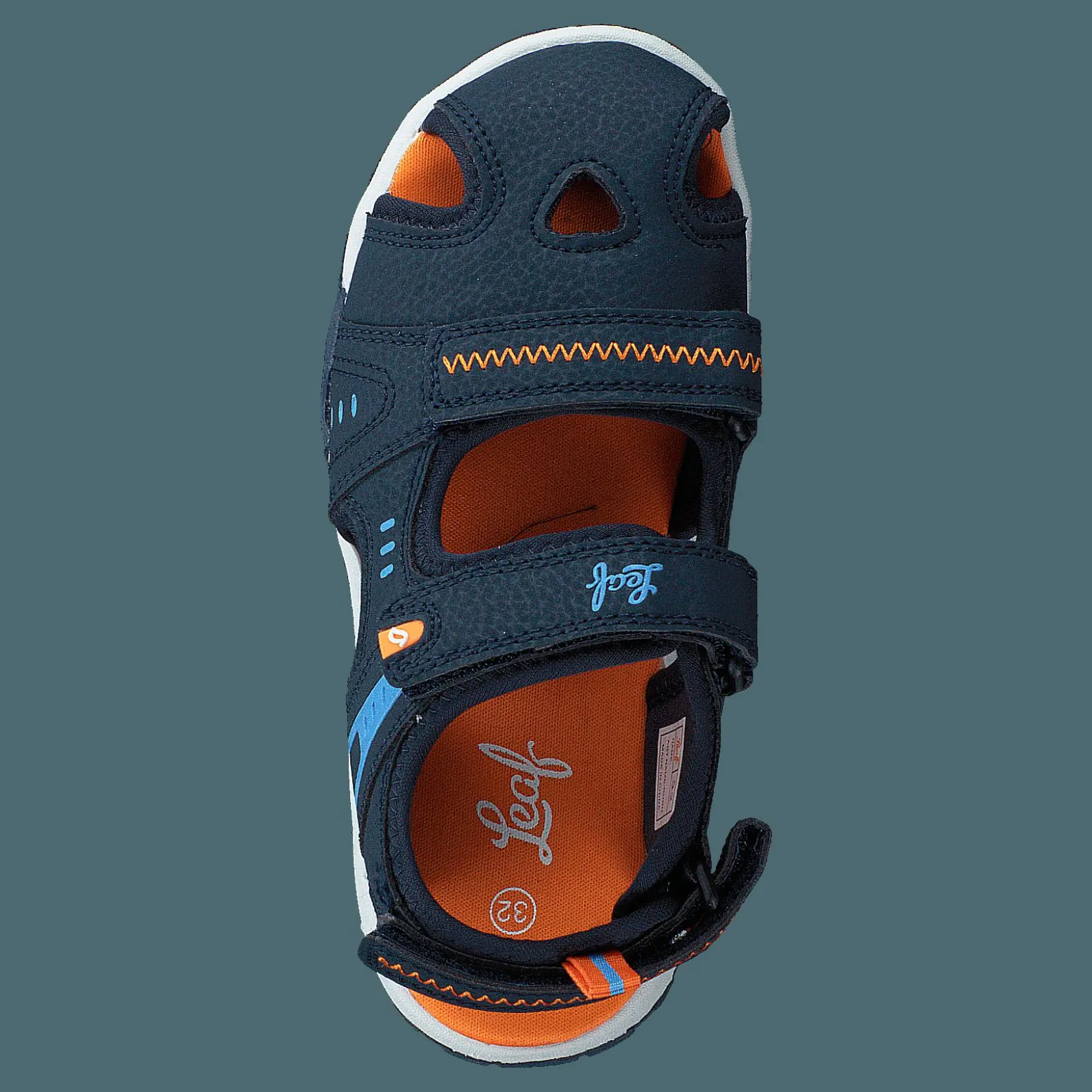 Barn Leaf Runn Navy/orange