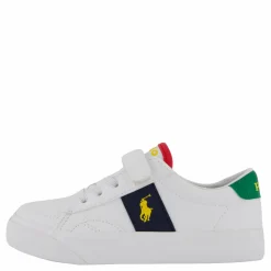 Barn Ralph Lauren Junior Ryley Ps T-white Tumbled/navy/green W/