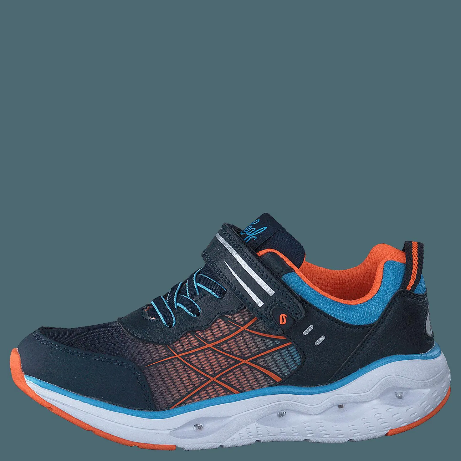 Barn Leaf Samset Navy/orange