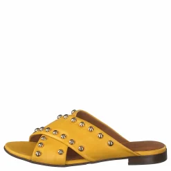 Billi Bi Sandals Yellow Nappa/gold