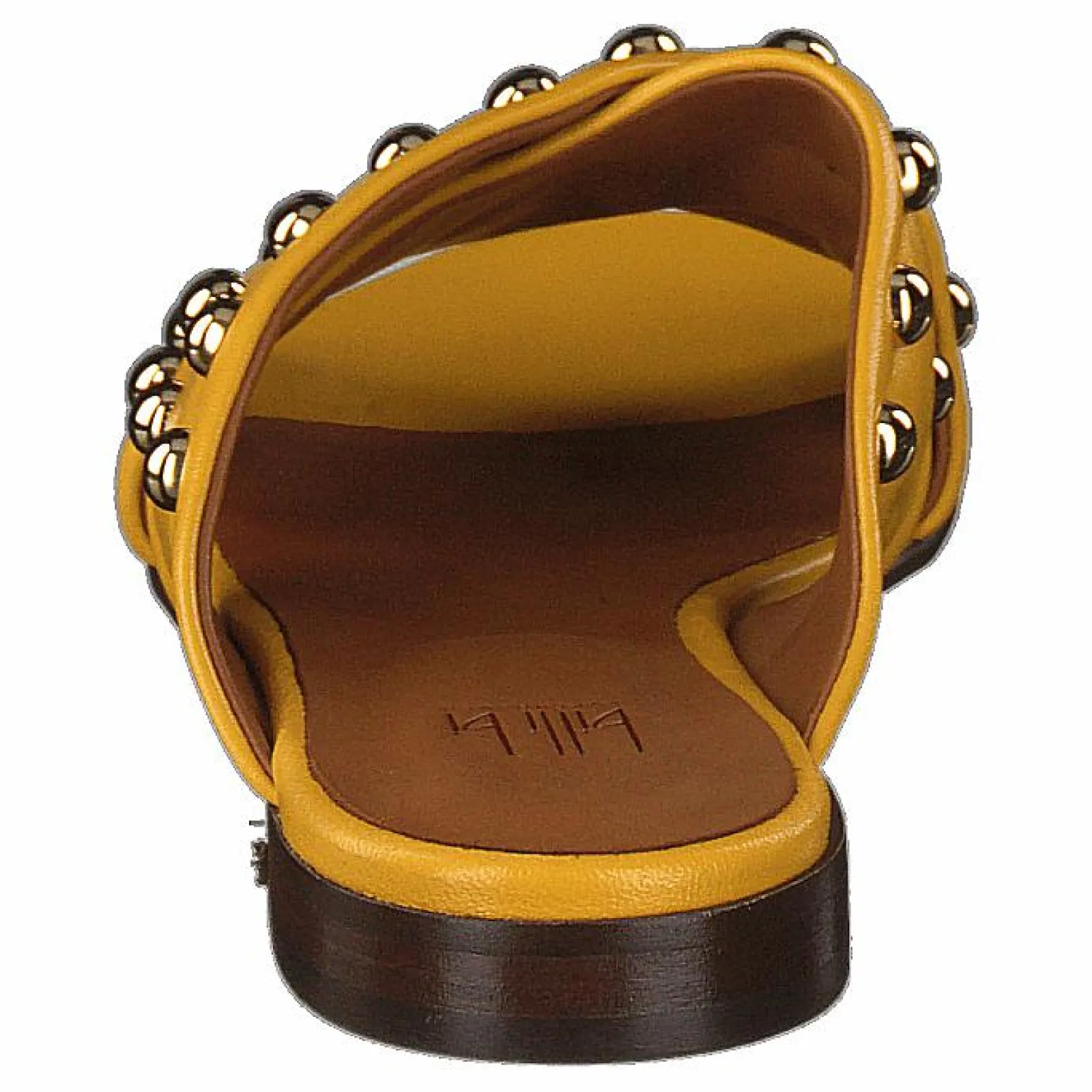 Billi Bi Sandals Yellow Nappa/gold