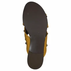 Billi Bi Sandals Yellow Nappa/gold