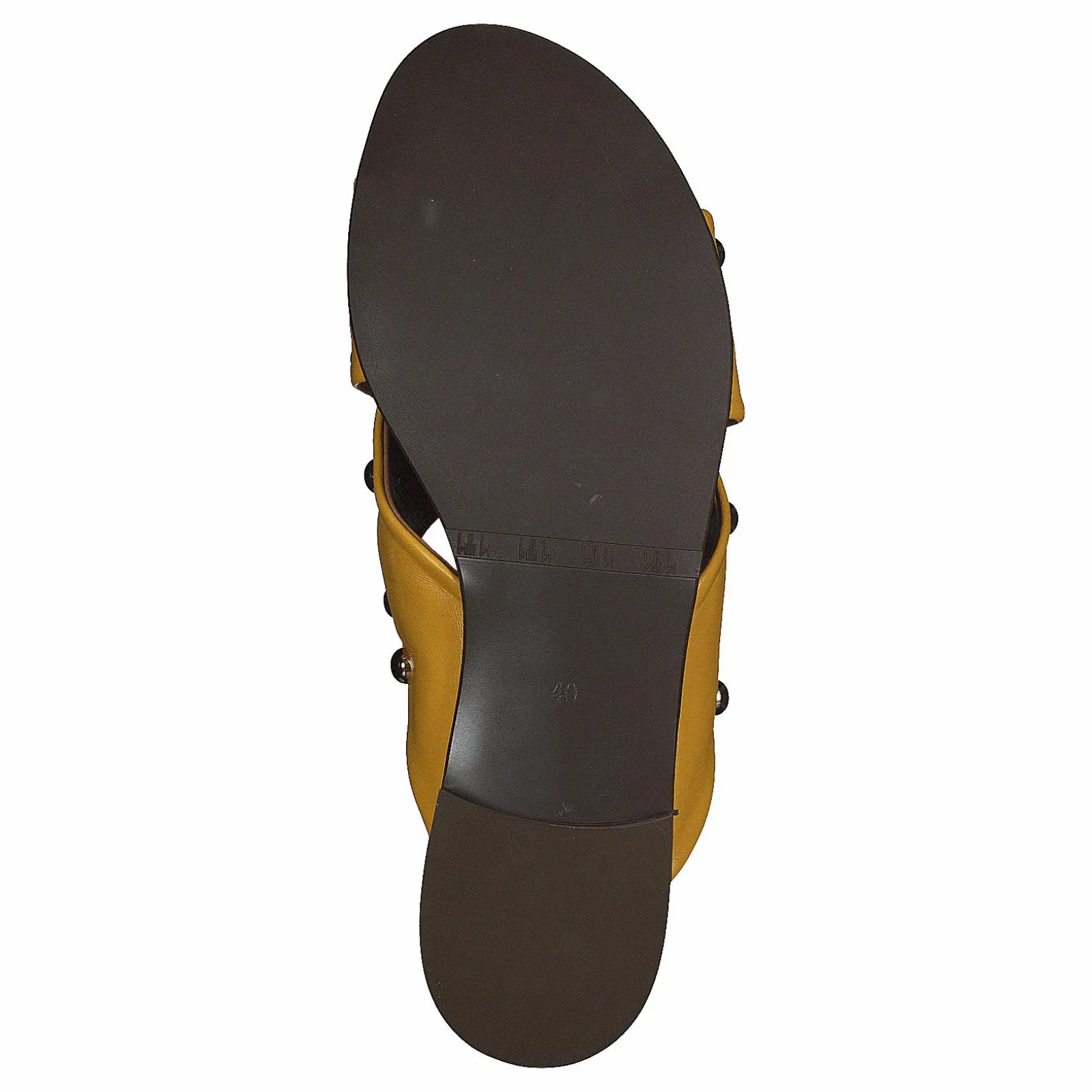 Billi Bi Sandals Yellow Nappa/gold