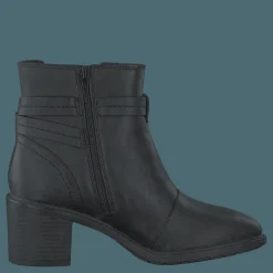 Clarks Scene Star Black Leather