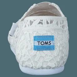 Toms Seasonal Classics White Lace Leaves
