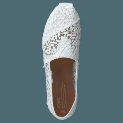 Toms Seasonal Classics White Lace Leaves