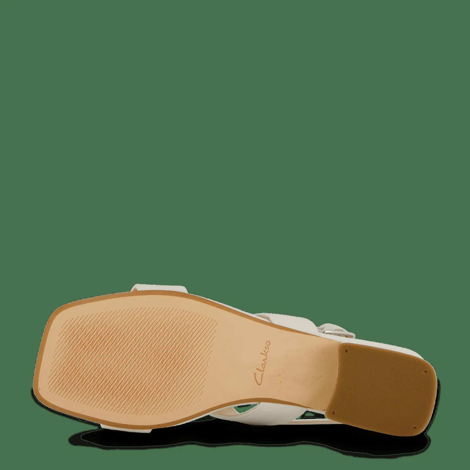 Clarks Seren25 Strap White Leather
