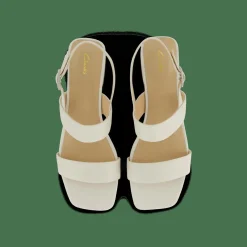 Clarks Seren25 Strap White Leather