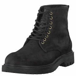 Sneaky Steve Sharp Black Suede