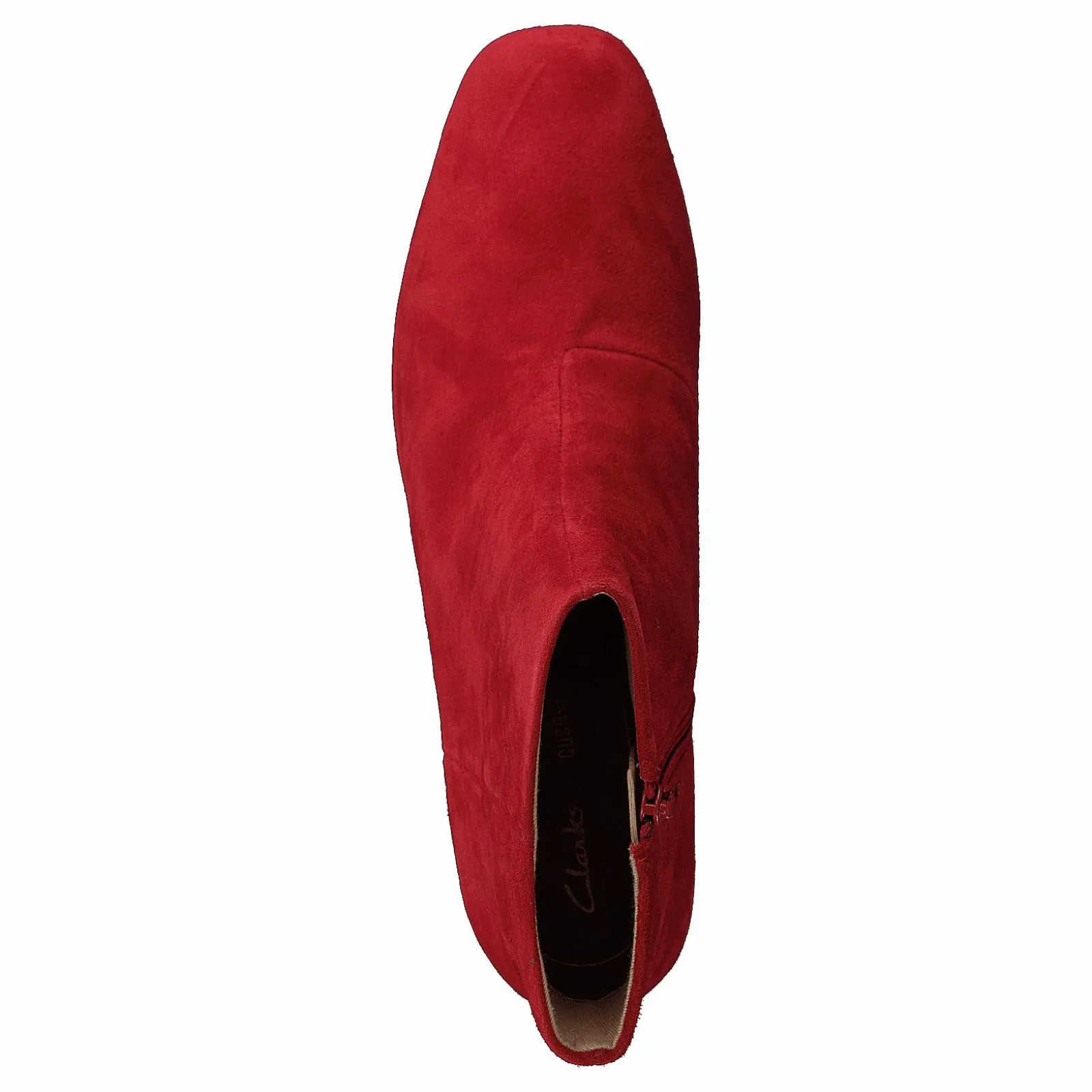 Clarks Sheer Flora Red Suede