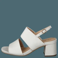 Clarks Sheer55 Sling White Snake