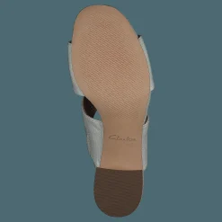 Clarks Sheer55 Sling White Snake